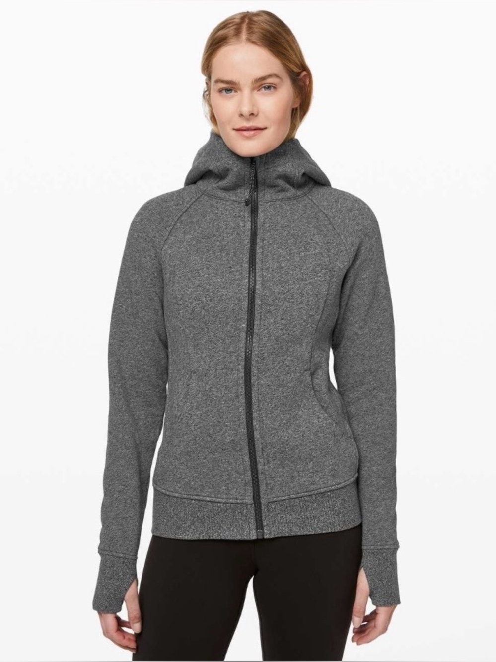 Lululemon Scuba Hoodie Light Cotton Fleece
Heathered Speckled Black4